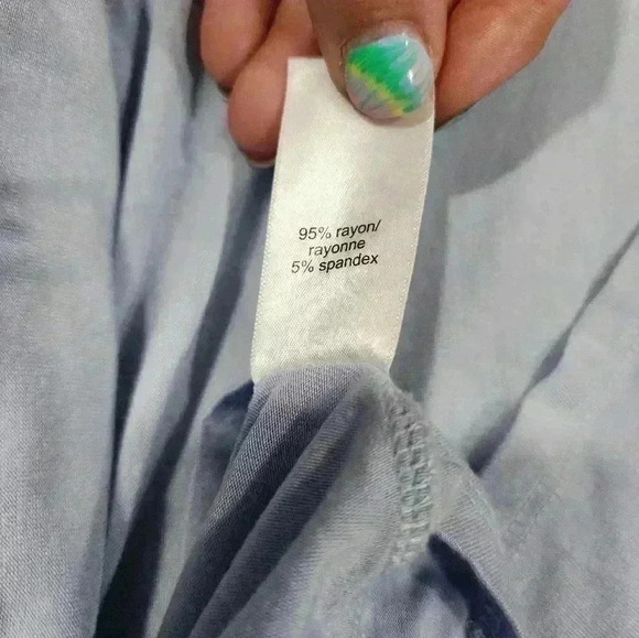 MAURICES Large Racerback Tank Top "Vacay Vibes" Blue - Picture 5 of 7